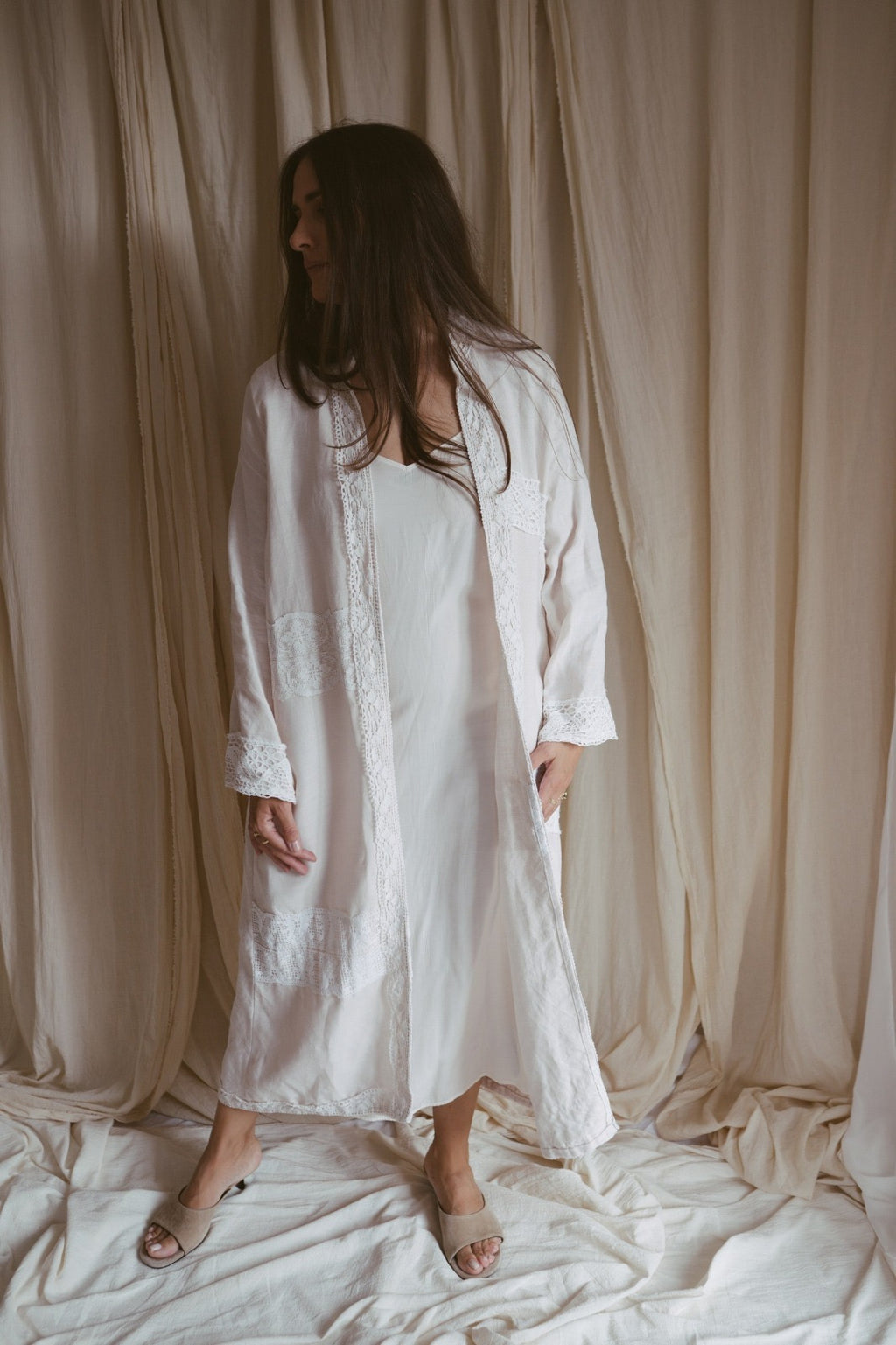 Lia, a vintage relaxed trench