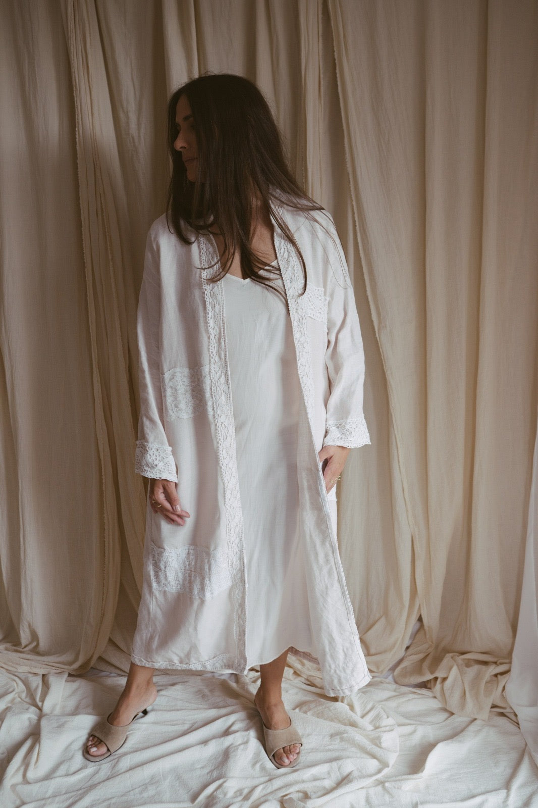 Lia, a vintage relaxed trench