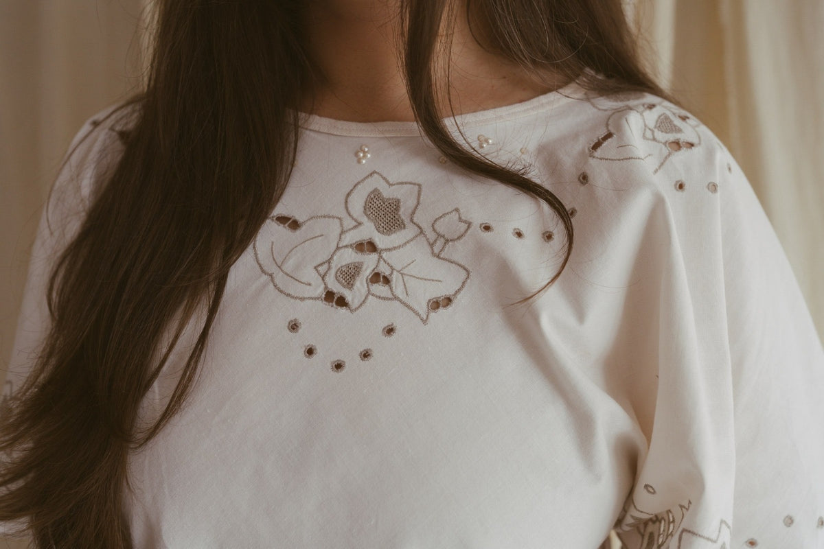 Ileana, a one-of-a-kind vintage blouse