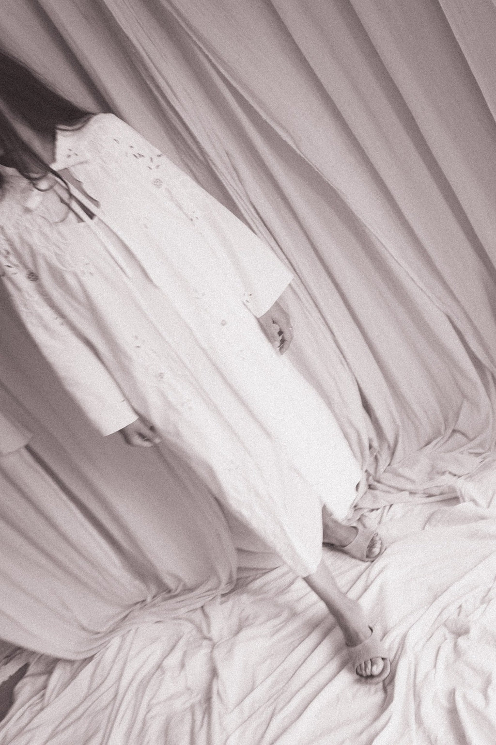 Dora, a feminine vintage embroidered trench
