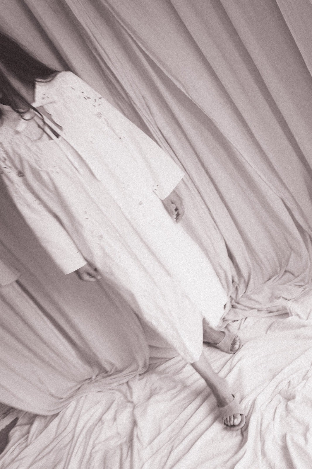 Dora, a feminine vintage embroidered trench
