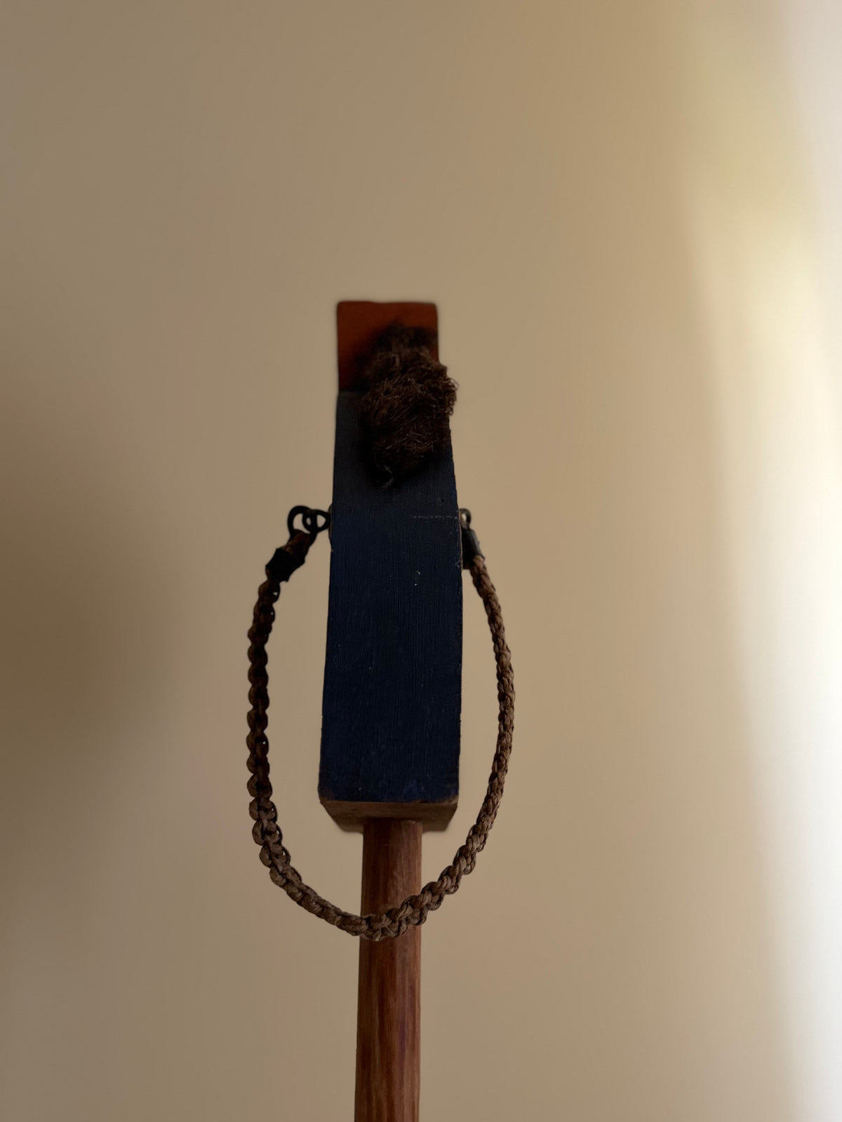 Kids wooden stick horse